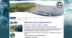 Desktop Screenshot of lundakrahamnen.se