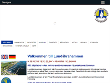 Tablet Screenshot of lundakrahamnen.se